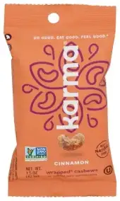 Karma Cashews Cinnamon Wrapped