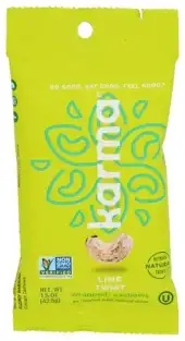 Karma Cashews Lime Wrapped