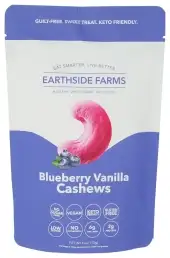 Earthside Farms Cashews Bluebrry Vanilla