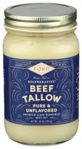 Fond Bone Broth Beef Tallow Pure Unflvrd