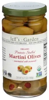 Jeffs Garden Olives Martini Stufd Org