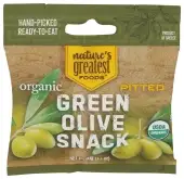 Natures Greatest Foods Olives Green Organic