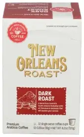 New Orleans Roast Coffee Drk Roast Ss 12Ct