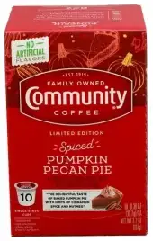 Community Coffee Coffee Ss Spiced Pumpkin