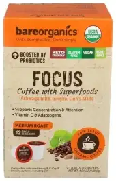 Bareorganics Coffee Focus 10Pc