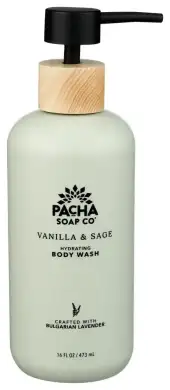 Pacha Soap Co Body Wash Vanilla Sage