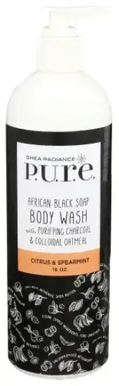 Shea Radiance Wash Body Blck Ctrs Sprm