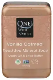 One With Nature Soap Bar Vanilla Oatmeal
