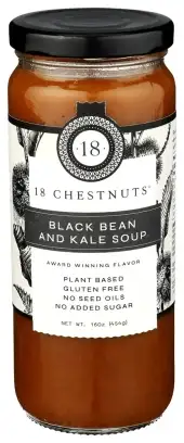 18 Chestnuts Soup Blk Bean & Kale