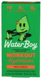 Waterboy Workout Fruit Punch 10Pkt