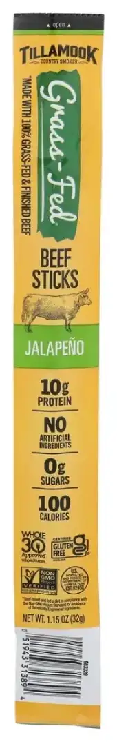 Tillamook Country Smoker Stick Beef Jlpno Grfd