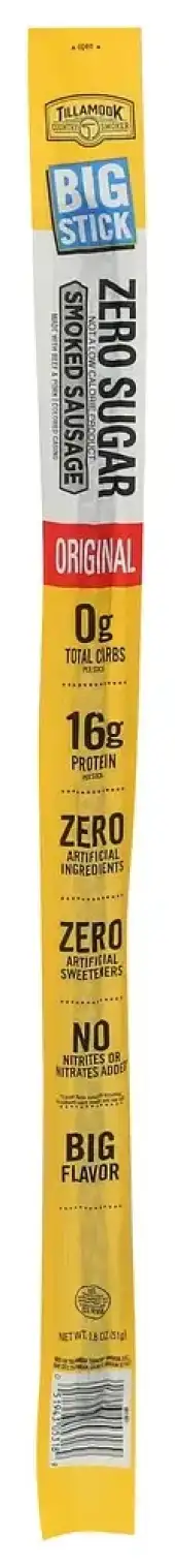 Tillamook Country Smoker Stick Big Orig Zero Sug