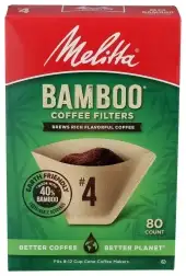 Melitta Coffee Fltr Bmboo Brwn No4