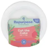 Repurpose Plates 6In Dessert 20Pc
