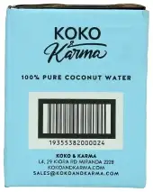 Koko Karma Coconut Water Water Ccnut Pure 4Pk