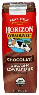Horizon Milk 1% Choc Sngle Org
