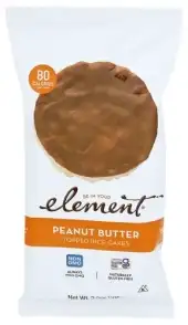 Element Snacks Cakes Rice Peanut Butter