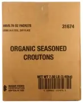 Fresh Gourmet Croutons Herb Org 160Ct