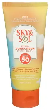 Sky And Sol Sunscreen Face Bdy Spf50
