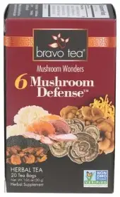 Bravo Teas Tea  6Mushroom Dfns 20Pc