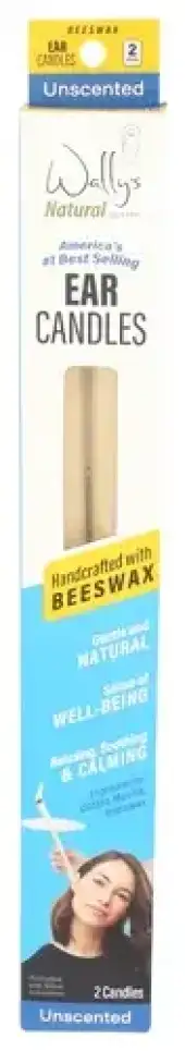 Wally Ear Candle Beeswax Plain