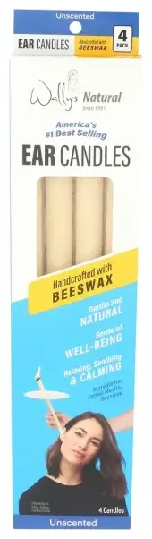 Wally Ear Candle Beeswax Plain