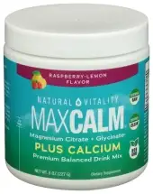Natural Vitality Calm Calcium Rasp Lemon