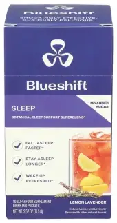 Blueshift Nutrition Sleep Lmn Lavendar 10Pkt