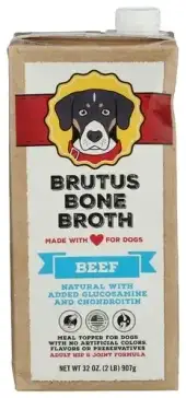 Brutus Broth Dog Bone Beef Broth