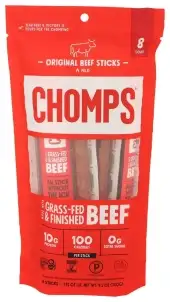 Chomps Beef Stick Pch Orignl 8Pk