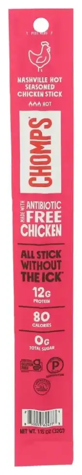 Chomps Stick Chicken Nshvl Hot