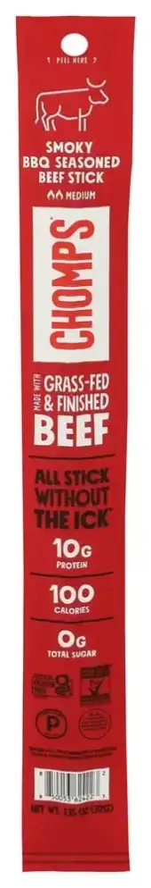 Chomps Sticks Beef Smoky Bbq