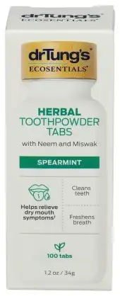 Dr Tungs Tabs Toothpowder Sprmnt