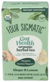 Four Sigmatic Tea Hrbl Happy Gut 5Ct