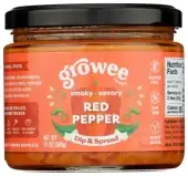 Growee Foods Dip Spread Red Pepper