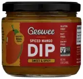 Growee Foods Dip Spread Spiced Mango