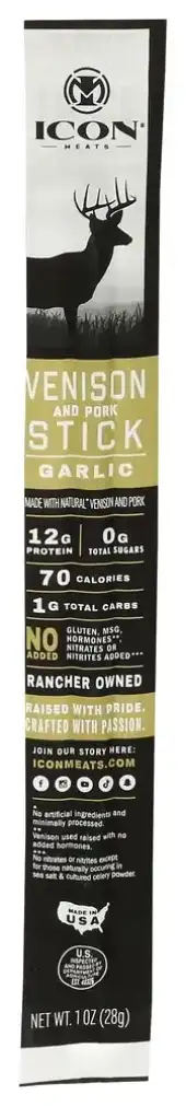 Icon Meats Meat Stick Garlic