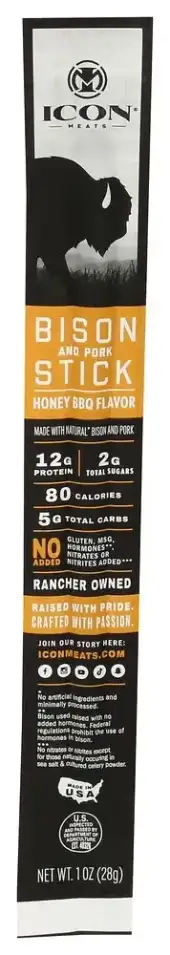 Icon Meats Meat Stick Honey Bbq