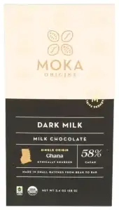 Moka Origins Choc Bar Drk Mlk 58Pct