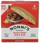 Nonnis Biscotti Brwn Butr Pecan