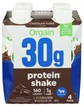 Orgain Protein 30G Choc 4Pk Rtd