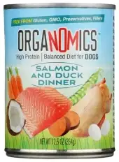 Organomics Food Dog Flavr Slmn Duck