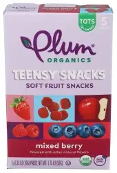 Plum Organics Frt Teensy Berry Org 5Ct