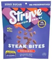 Stryve Protein Snacks Steak Bites Original