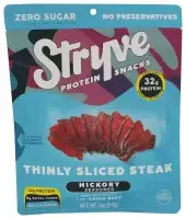 Stryve Protein Snacks Steak Sliced Hickory