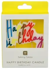 Talking Tables Candle Happy Birthday Rb