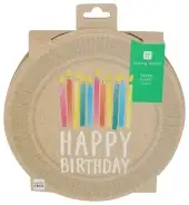 Talking Tables Plate Paper Happy Bday
