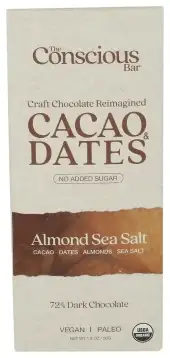 The Conscious Bar Dates Almond Sea Salt