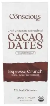 The Conscious Bar Dates Espresso Crunch