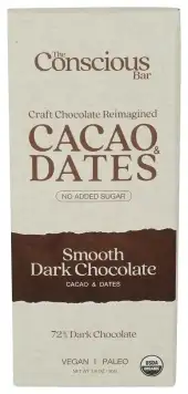 The Conscious Bar Dates Smooth Dk Choc